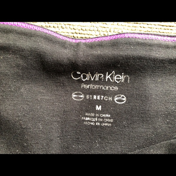 Calvin Klein Performance Stretch Leggings Pants M - Picture 5 of 8